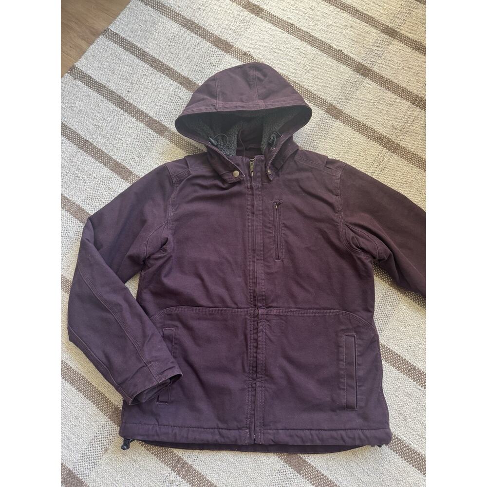 Carhartt Full Swing Caldwell Jacket Insulated Women’s Small 4/6 Purple Hood Line - Picture 2 of 9